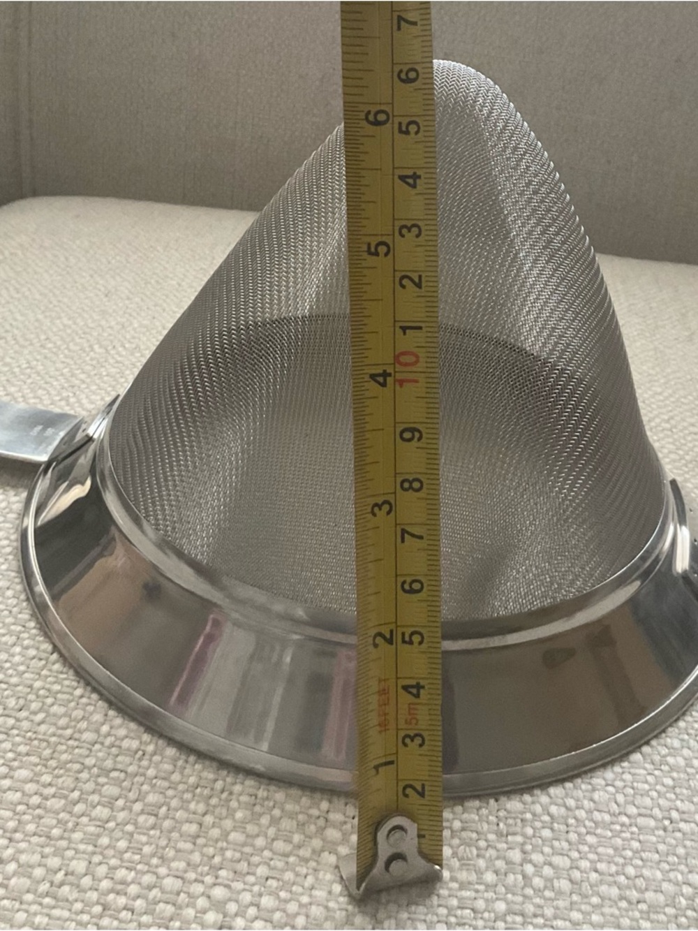 Pampered Chef Fine Mesh Strainer - Silver - Picture 4 of 4